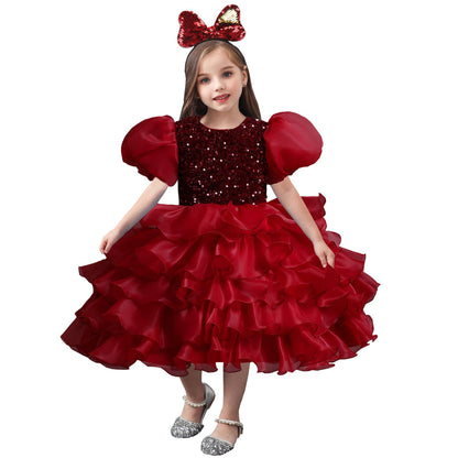 Girls Princess Party Dress