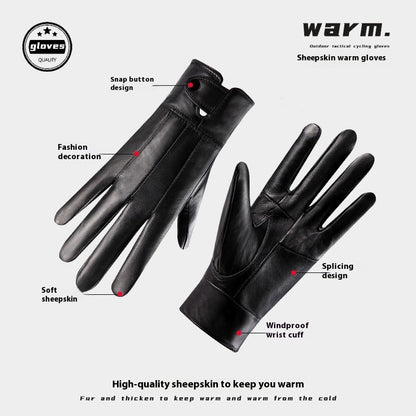 Genuine Leather Gloves for Men and Women