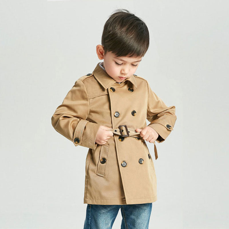 Boys Trench Coat - Mid Length