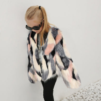 Girl's Faux Fur Jacket