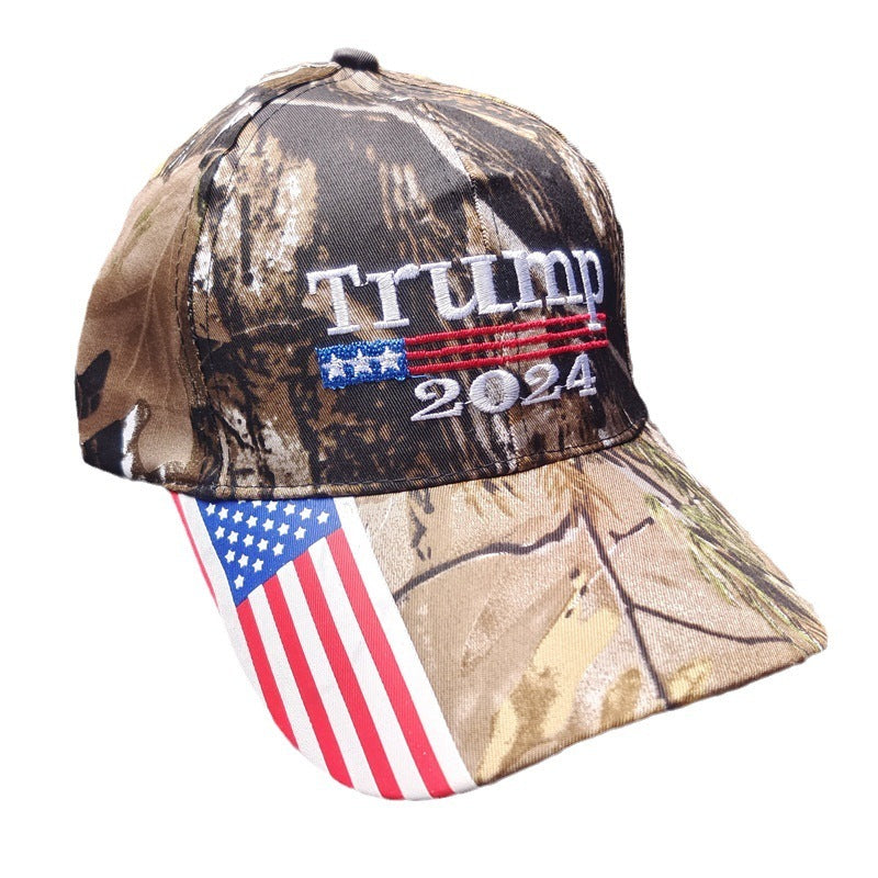 American Flag Embroidered Baseball Cap