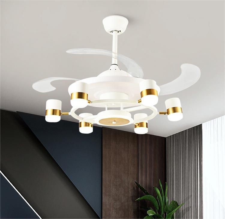 Chandelier with Electric Fan