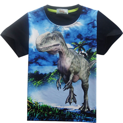 Boys Short Sleeve Dinosaur T-Shirt