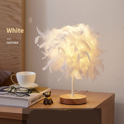 Feather Lamp