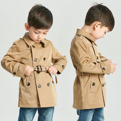 Boys Trench Coat - Mid Length