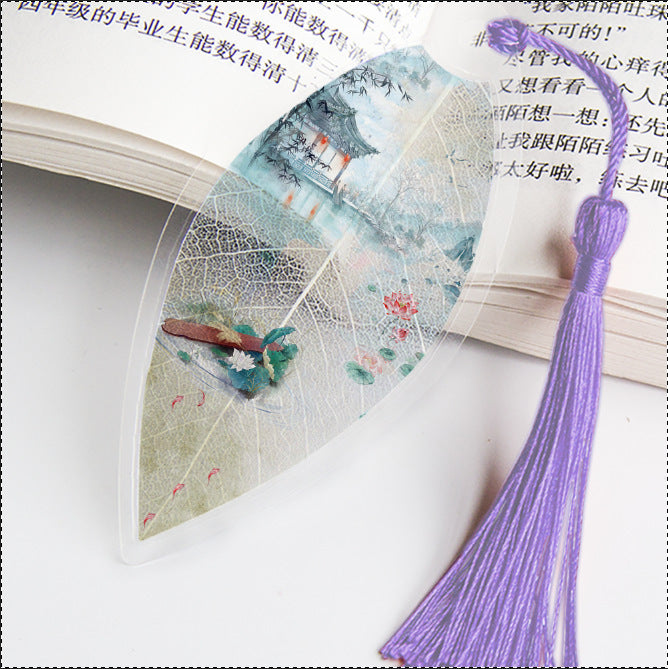 Cute Leaf Vein Book Marks