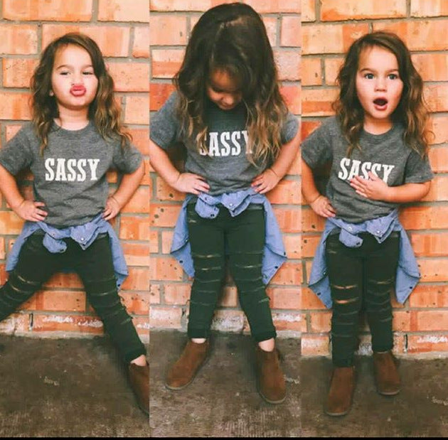 Girl's "SASSY" T-Shirt