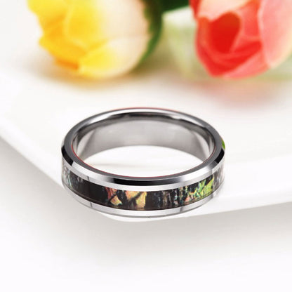 Camo Tungsten Ring