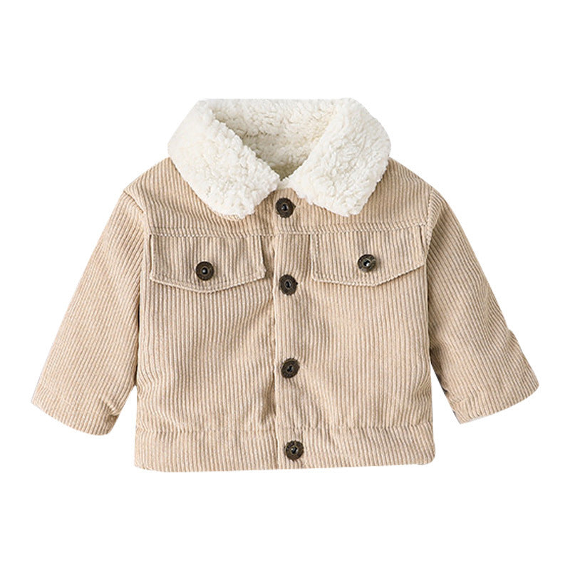 Infant/Toddler Winter Fleece Corduroy Coat