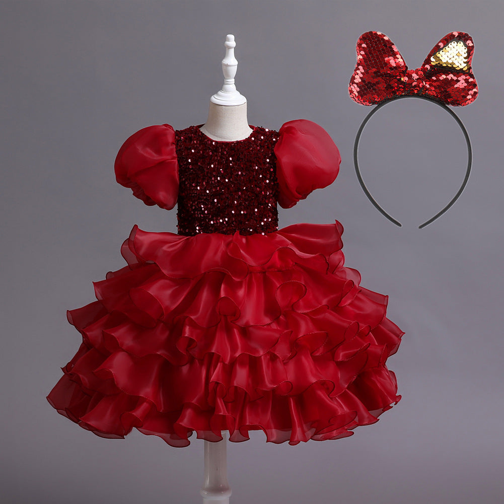 Girls Princess Party Dress