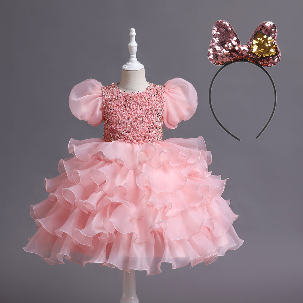 Girls Princess Party Dress