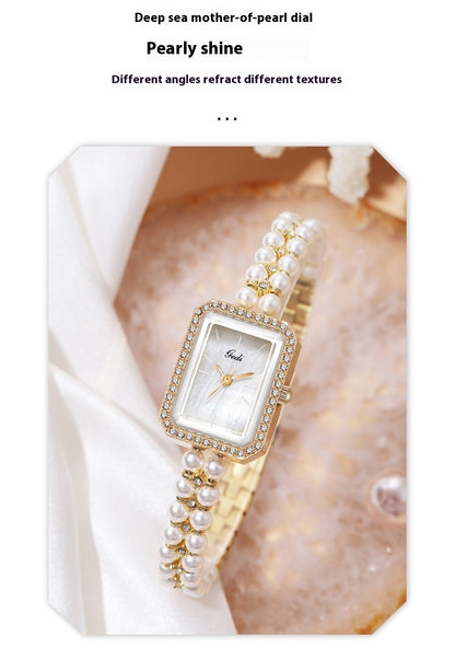 Women's Shell Pearls Quartz Watch