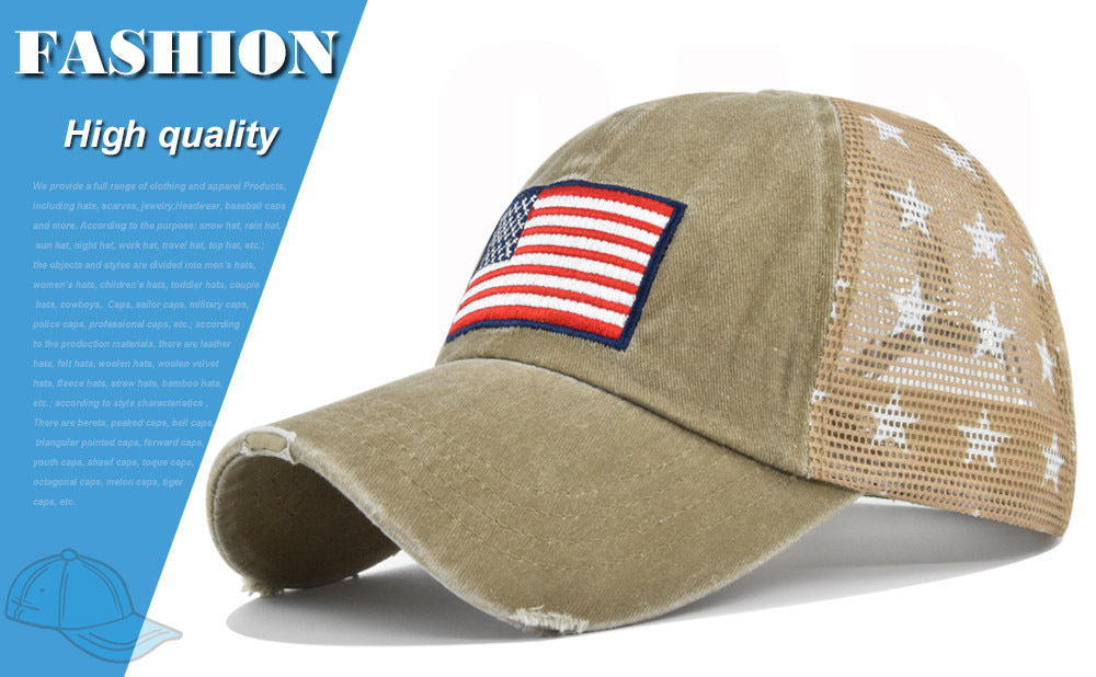 American Flag Baseball Cap