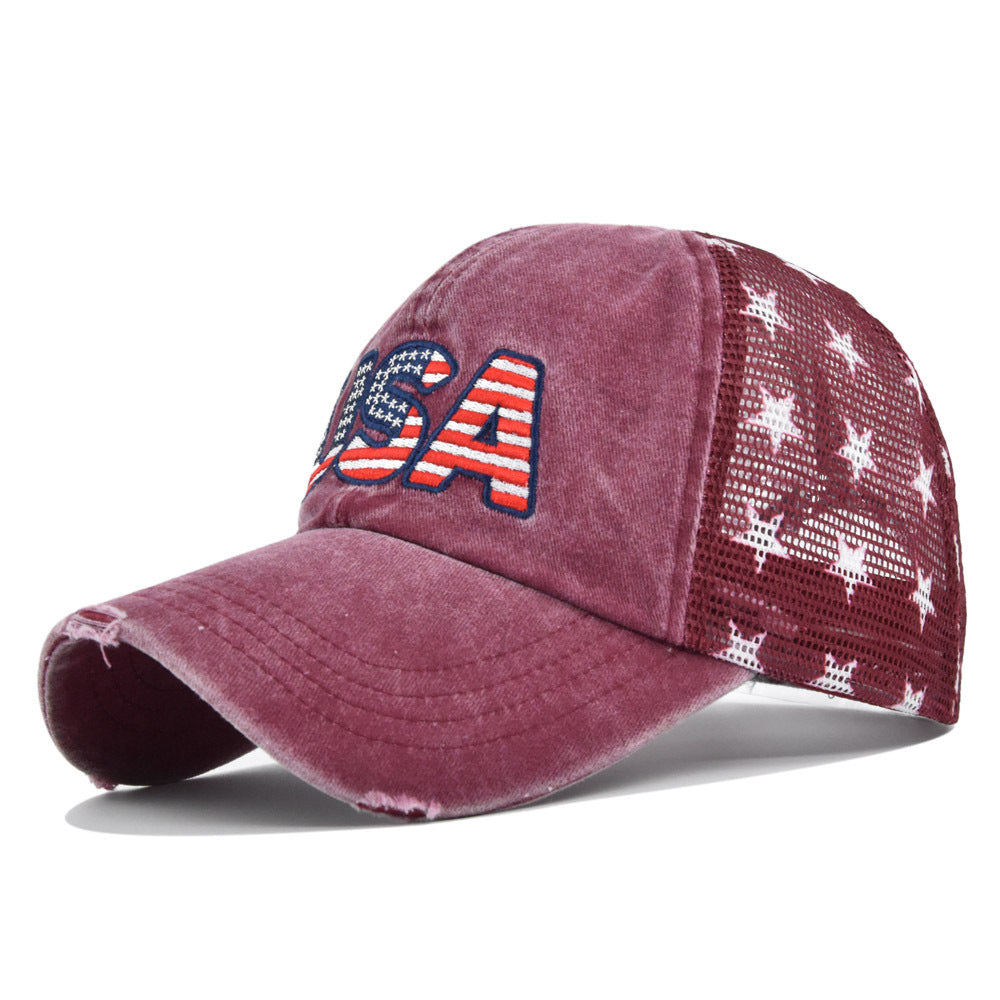 American Flag Baseball Cap