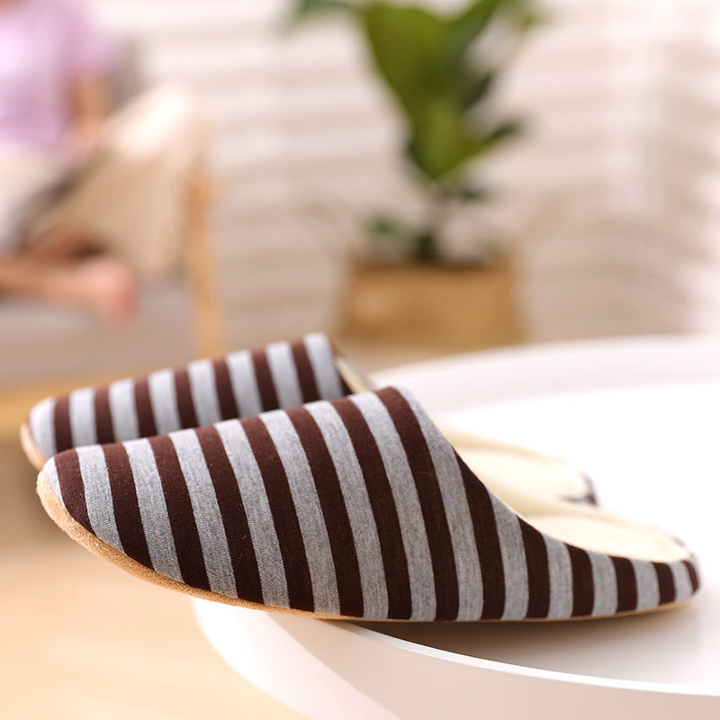 Women's Striped Slippers