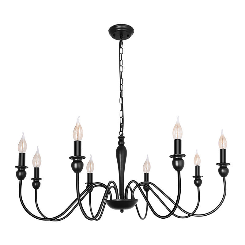 Iron Candle Chandelier