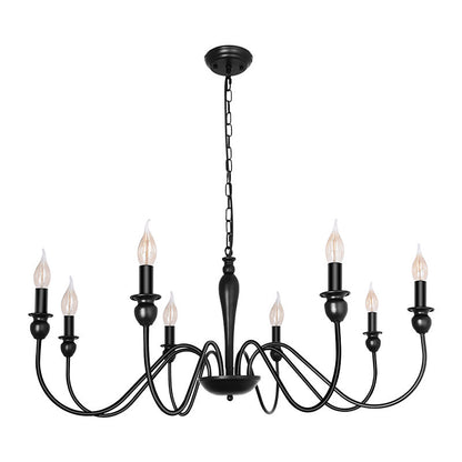 Iron Candle Chandelier