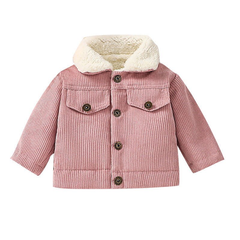 Infant/Toddler Winter Fleece Corduroy Coat