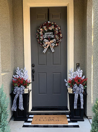 Christmas Bow Wreath