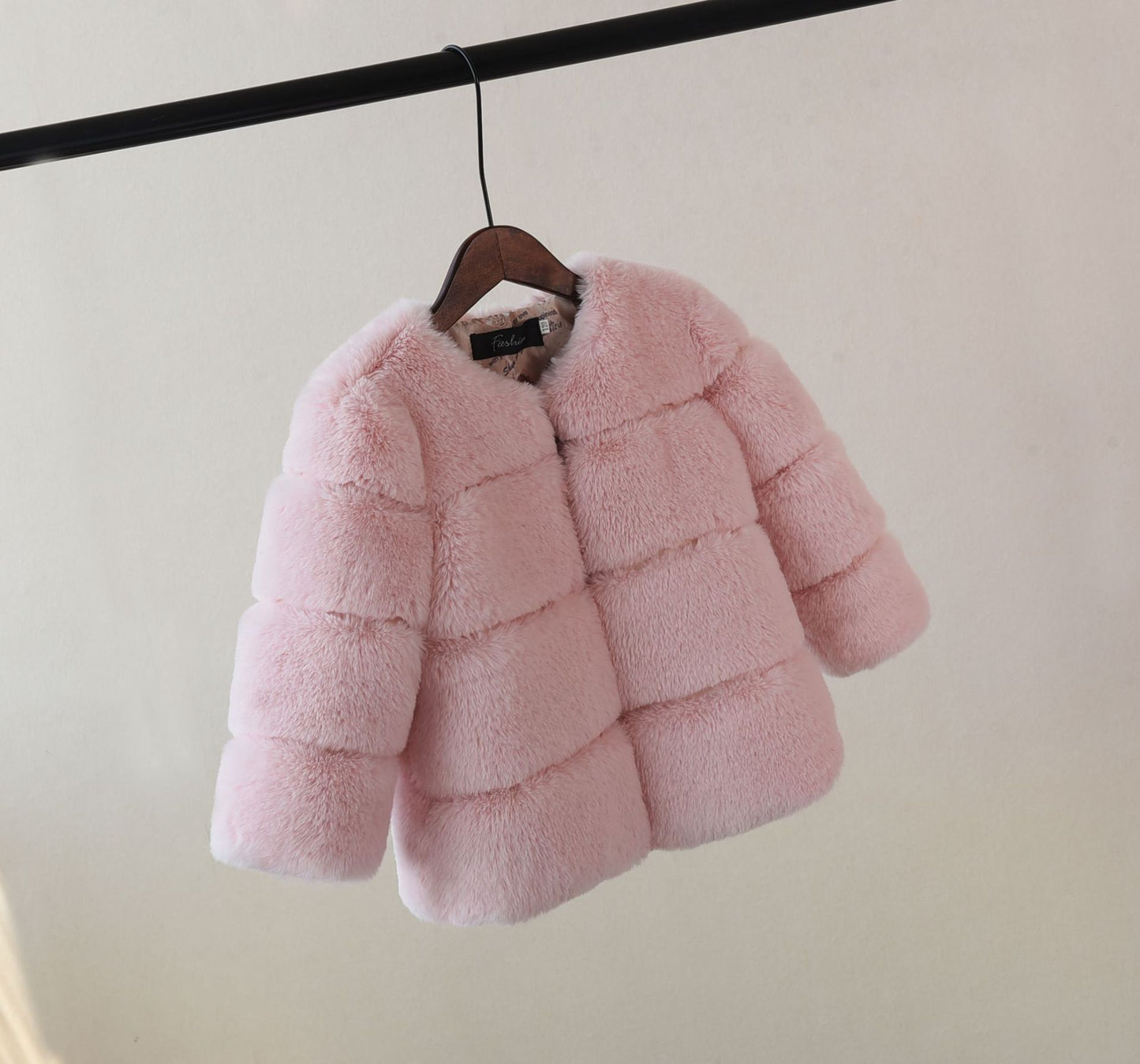 Girl's Faux Fur Coat