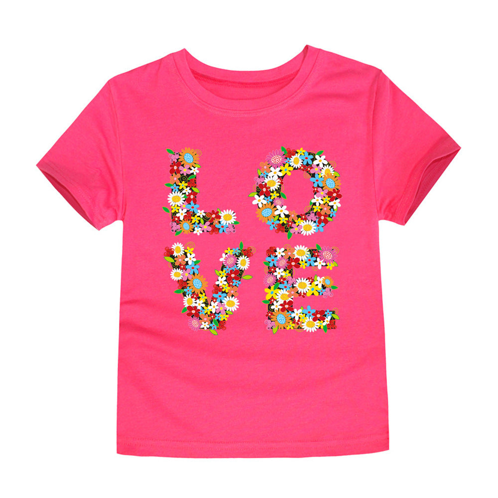 Girl's "LOVE" T-Shirt