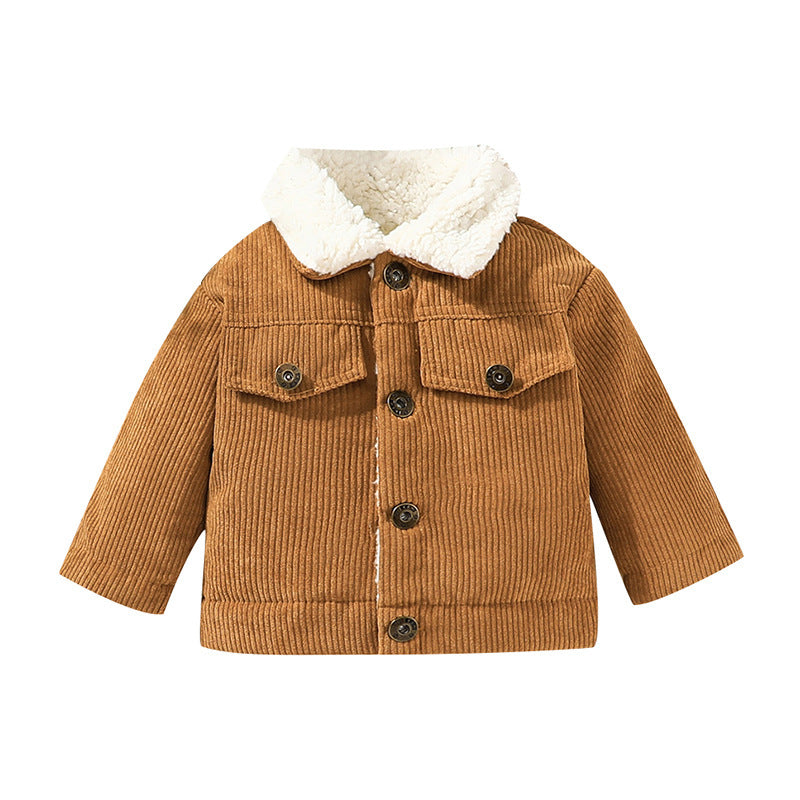 Infant/Toddler Winter Fleece Corduroy Coat