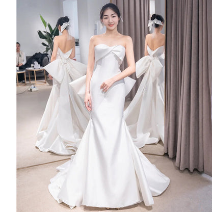 Women's Simple Wedding Dress