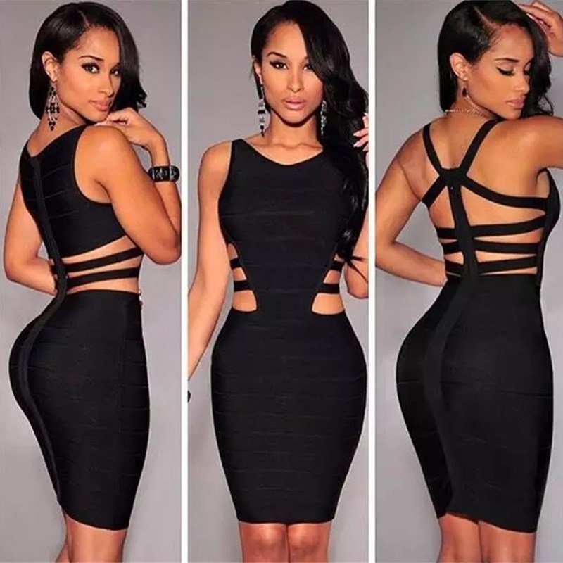 Women's Sexy Sleeveless Bandage Dress