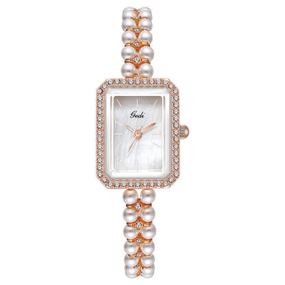 Women's Shell Pearls Quartz Watch