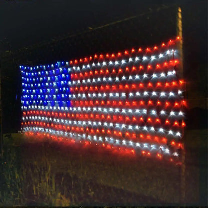 American Flag LED String Lights