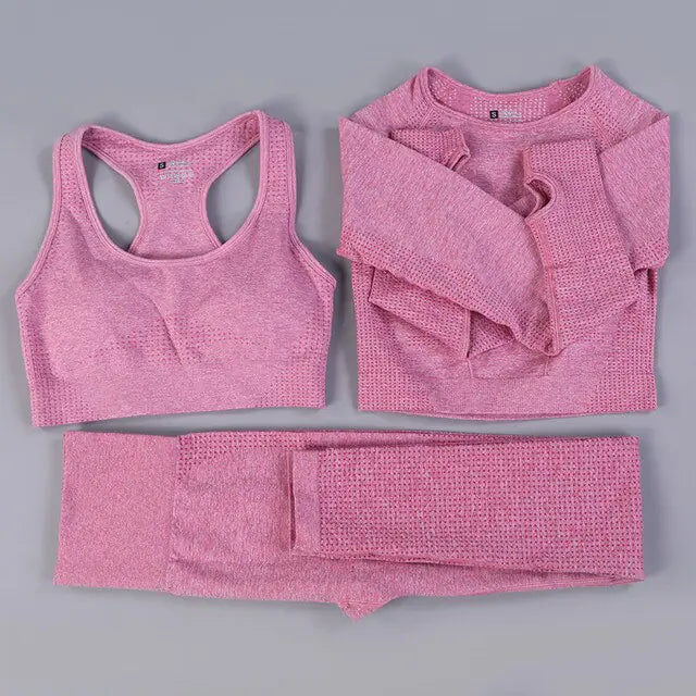 2/3PCS Seamless Women's Workout Outfits