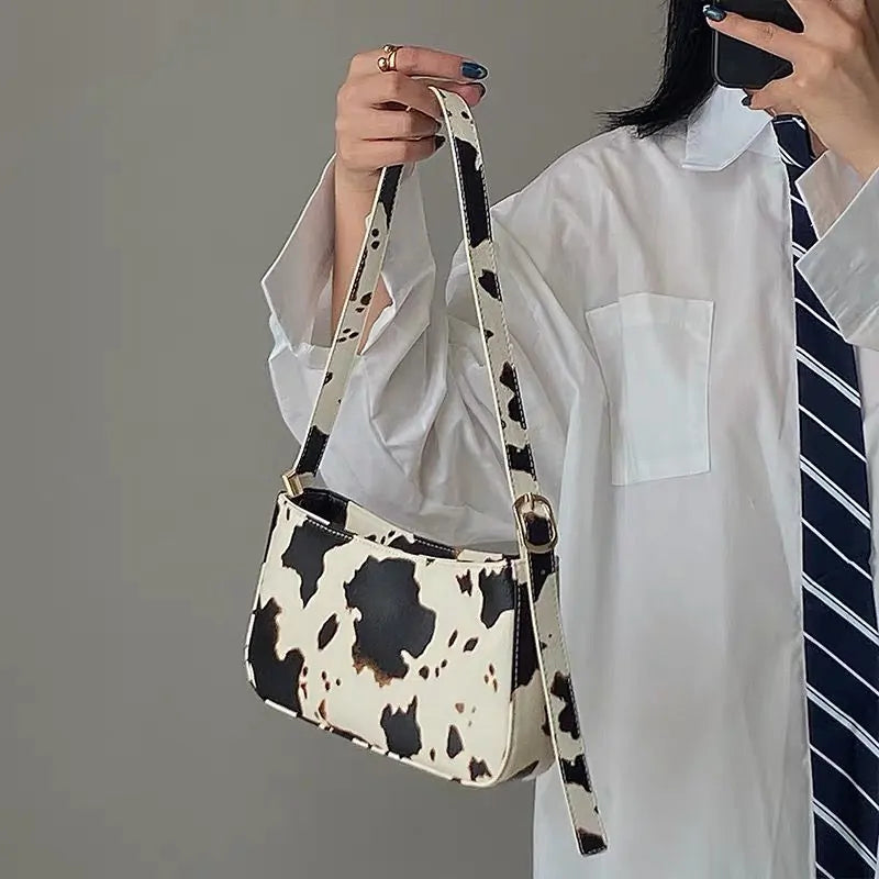 Cow Print Handbag