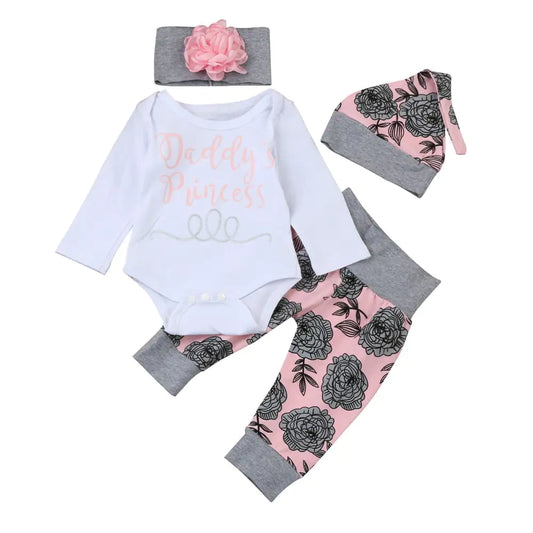 Girls Infant Cotton Clothes Set