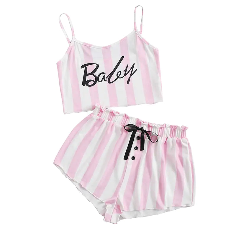 2 Piece Short Sleepwear