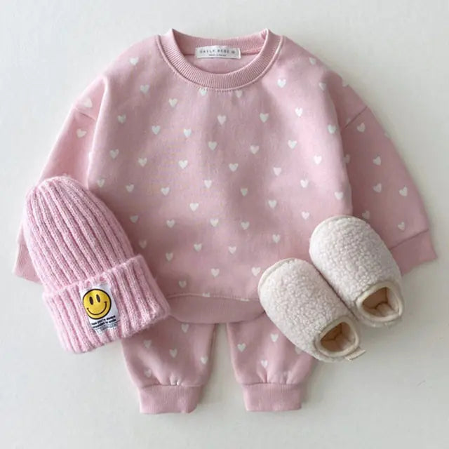 Baby Heart Clothing Set