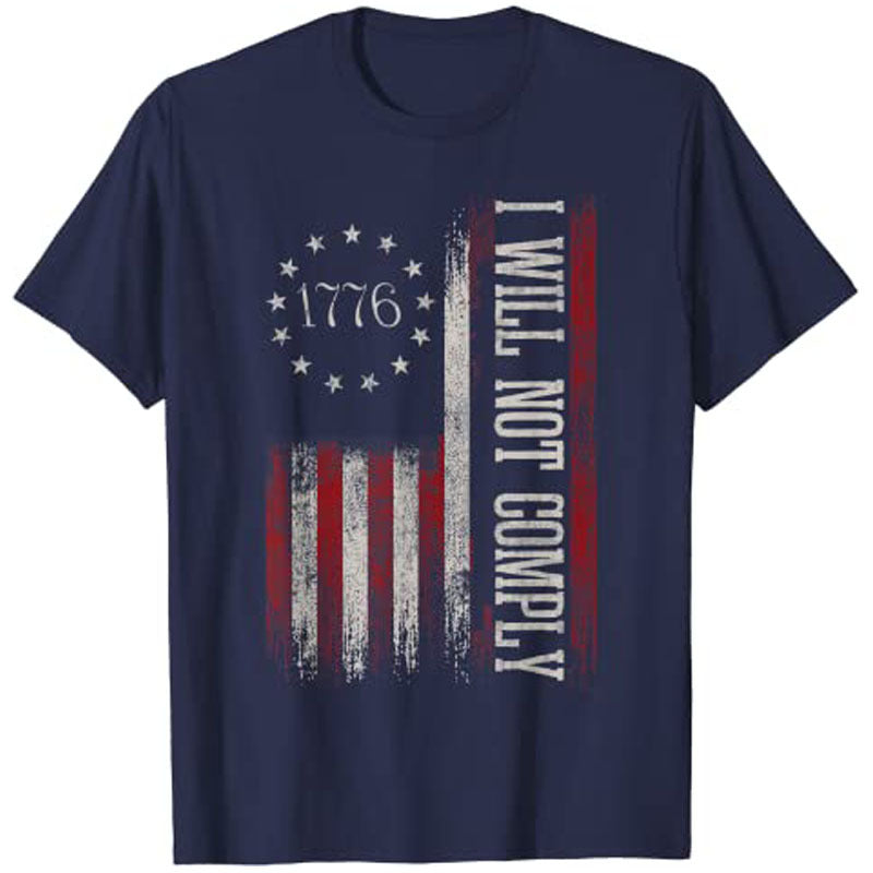 Flag "Let's Go Brandon" T-Shirt