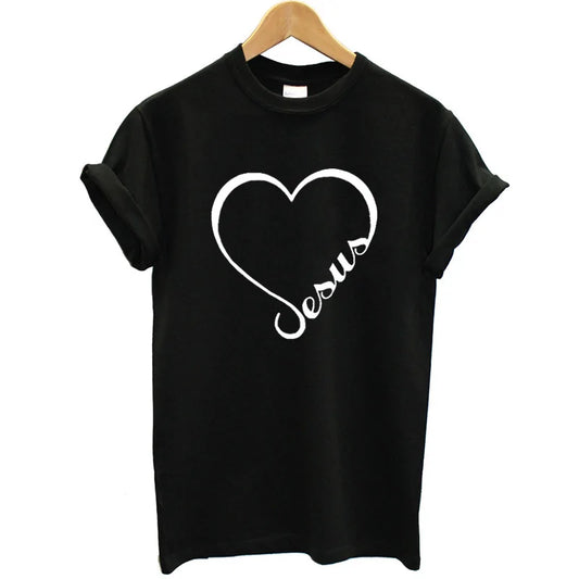 Jesus and Heart T-Shirt