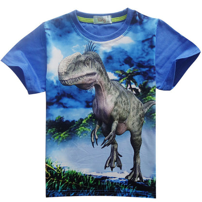 Boys Short Sleeve Dinosaur T-Shirt