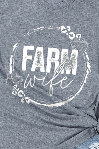 "FARM WIFE" Graphic T-Shirt