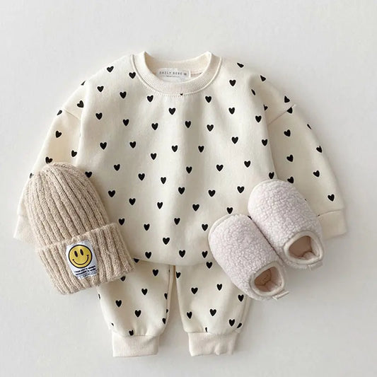 Baby Heart Clothing Set