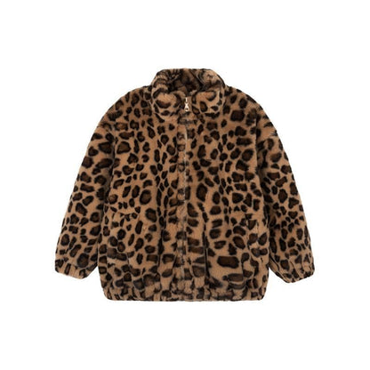 Girls Leopard Jacket