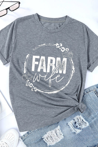 "FARM WIFE" Graphic T-Shirt