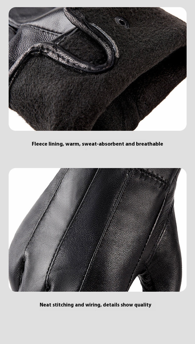 Genuine Leather Gloves for Men and Women