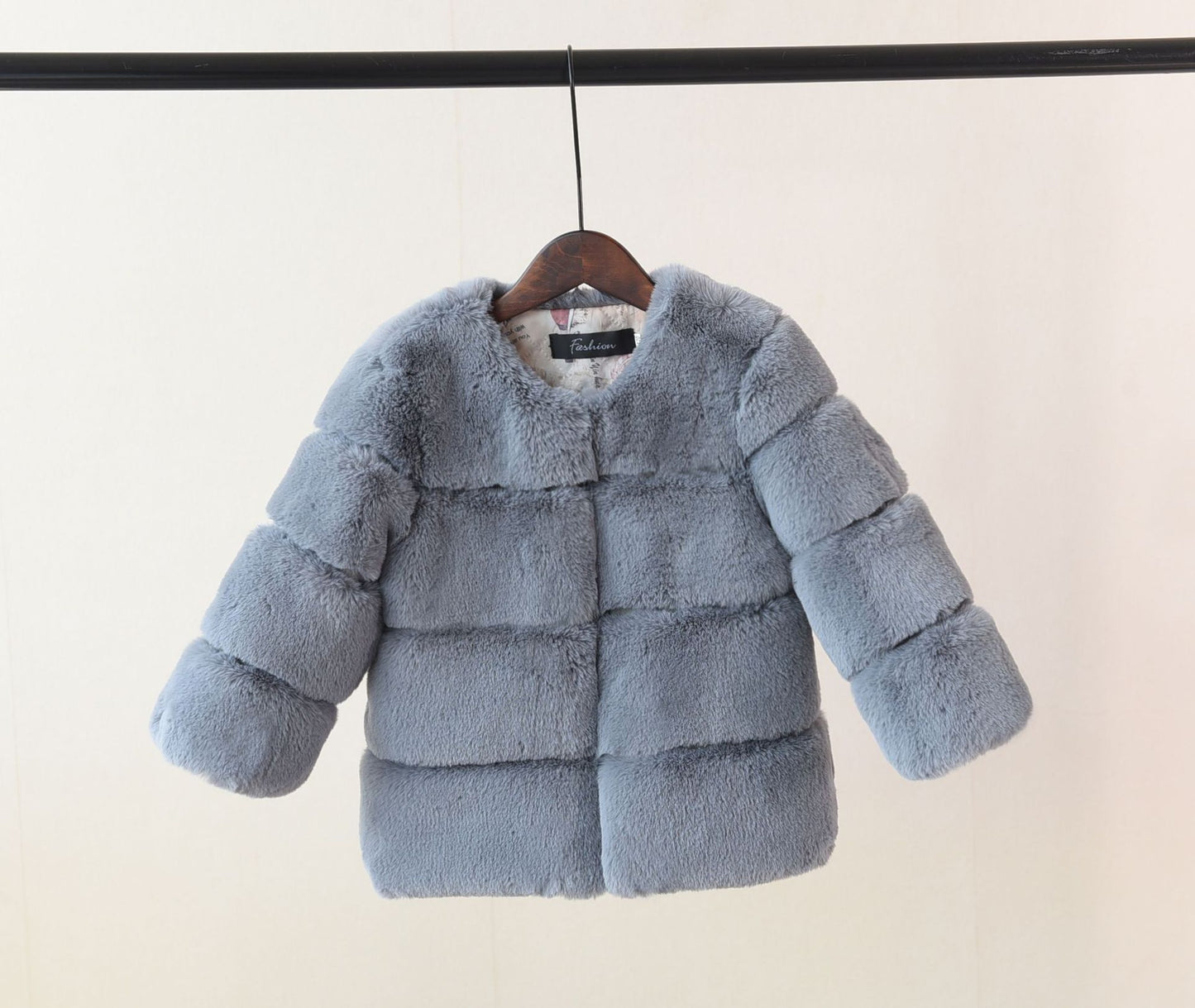 Girl's Faux Fur Coat