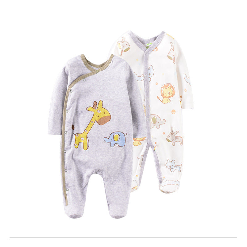 Infant Cartoon Long Sleeve Romper