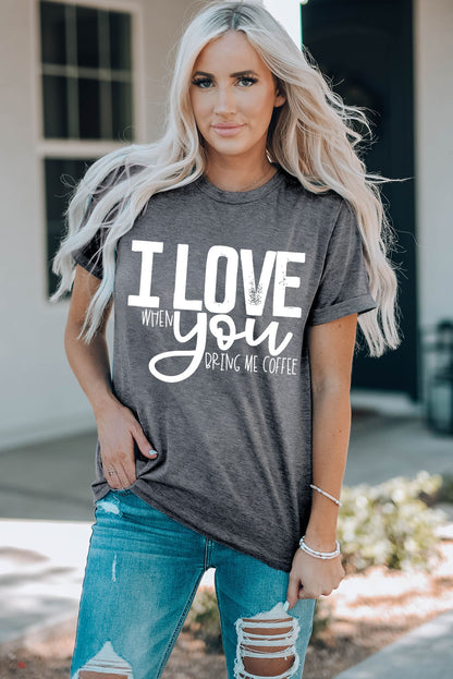 "I LOVE YOU" Crewneck Women's T-Shirt