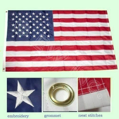 American Embroidered Flag 3' X 5'