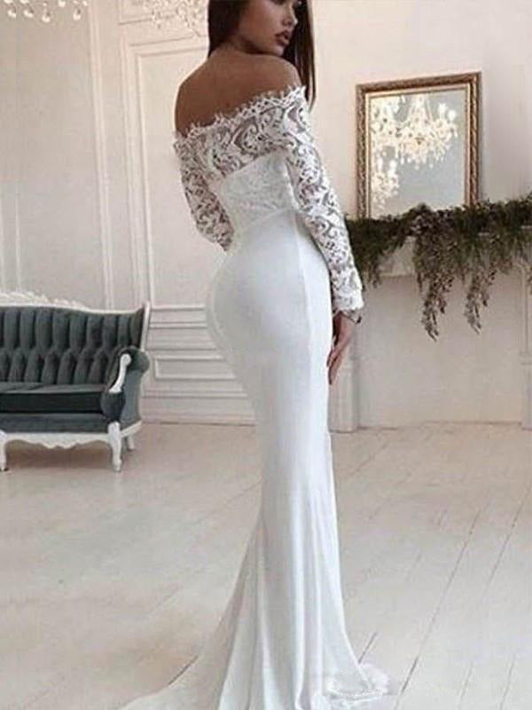 Lace Long Sleeve Wedding Dress