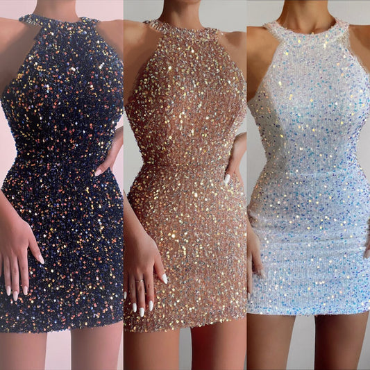 Women's Sequin Short Dress