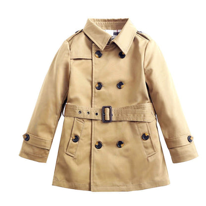 Boys Trench Coat - Mid Length